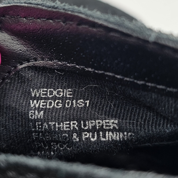 Steve Madden Black Suede Wedgie Platform Ankle Sneakers - Picture 13 of 13